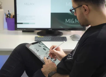 Australian Pacific College Advanced Diploma of Graphic Design student