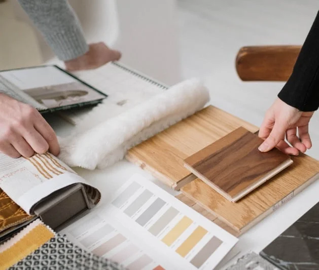 Advanced Diploma of Interior Design colour combinations from the Australian Pacific College