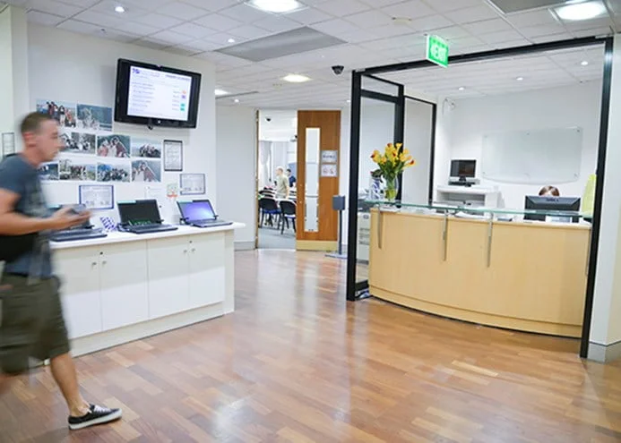 Foyer at the Australian Pacific College, York Street campus in Sydney